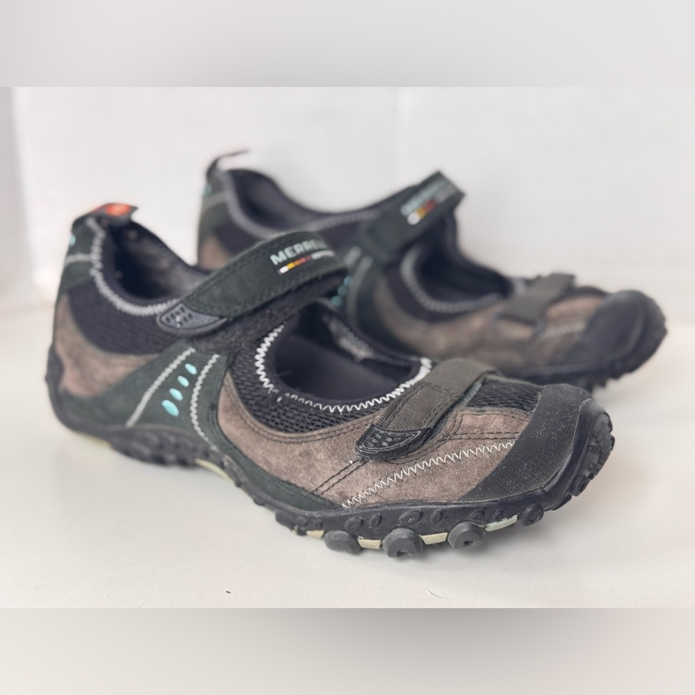 Merrell Chameleon ARC Black Pewter Mary Jane Strap Hiking Shoes Women’s Size 8.5